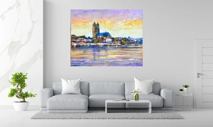 Christian Henze "Magdeburg bei Sonnenuntergang" – Bild 2