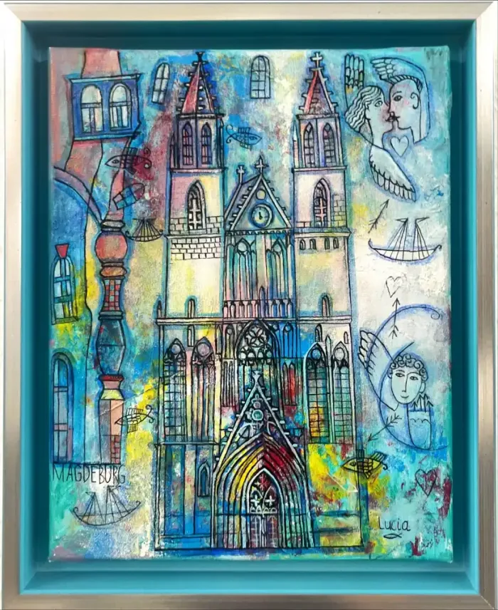 Luci Shatalov-Magdeburger Dom in türkis